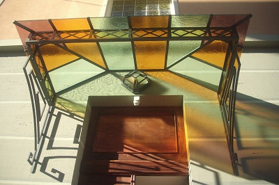 Pensilina in vetro - Atelier Rossodimarte